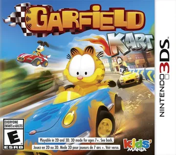 Garfield Kart (Usa) box cover front